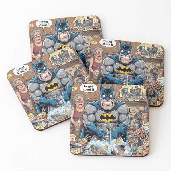 Item preview, Batman's greatest enemy: dishes designed and sold by Nela-&-Lena.