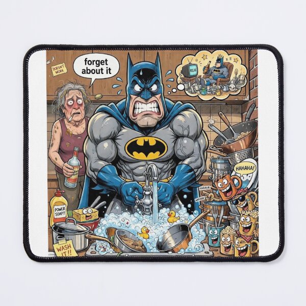 Item preview, Batman's greatest enemy: dishes designed and sold by Nela-&-Lena.