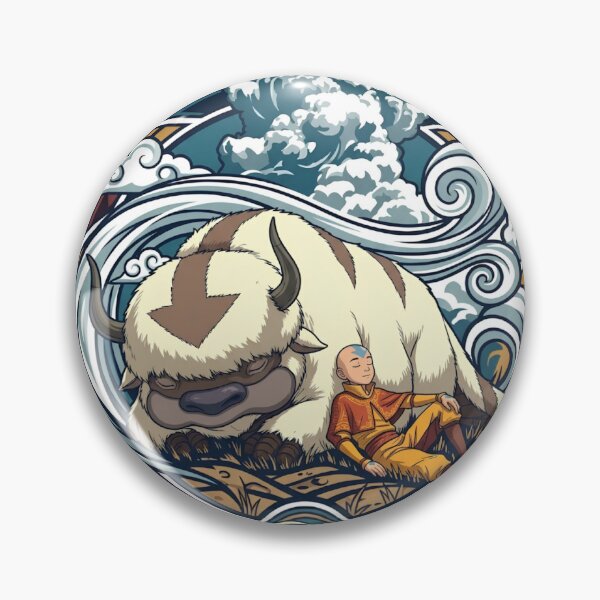 Item preview,  Aang And Appa Airbender  designed and sold by Numair  Baig.