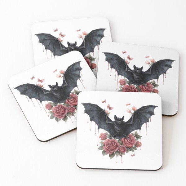 Item preview, Bat with Roses designed and sold by Instant Printing.