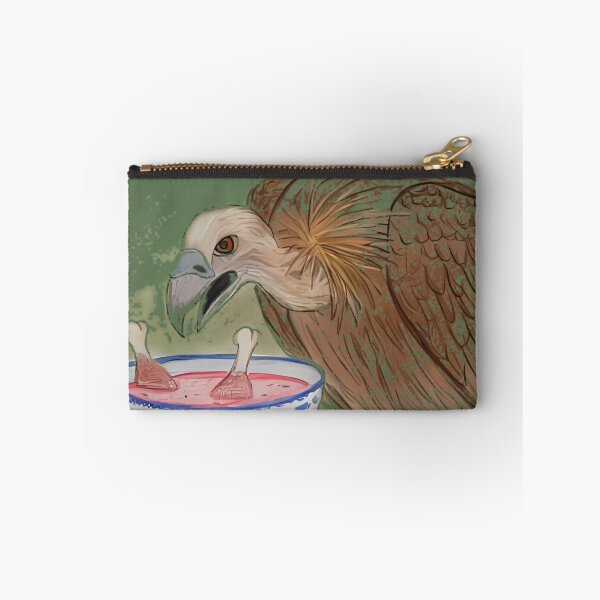Item preview, Vulture Eating Soup Humorous Wildlife Art designed and sold by HumorousLab.