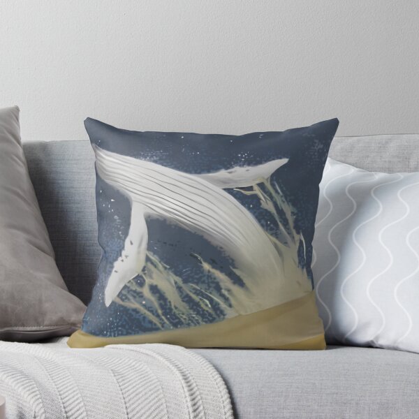 Item preview, Humpback Whale Breeaching Deep Ocean Art designed and sold by HumorousLab.