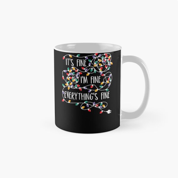 Item preview, It's Fine I'm Fine Everything Is Fine Christmas Lights #4060 designed and sold by shawn-muse.