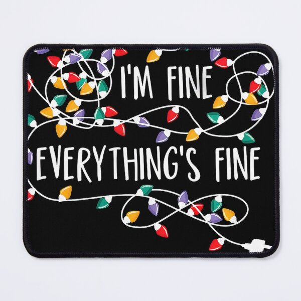 Item preview, It's Fine I'm Fine Everything Is Fine Christmas Lights #4060 designed and sold by shawn-muse.