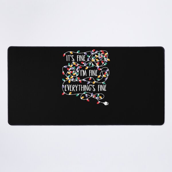 Item preview, It's Fine I'm Fine Everything Is Fine Christmas Lights #4060 designed and sold by shawn-muse.