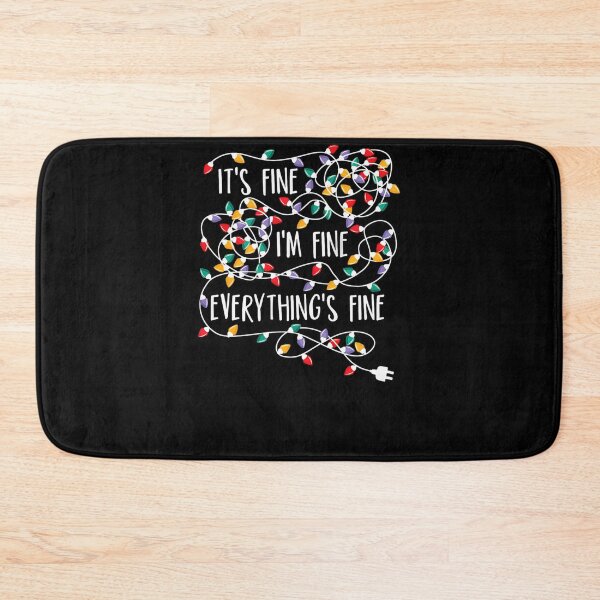 Item preview, It's Fine I'm Fine Everything Is Fine Christmas Lights #4060 designed and sold by shawn-muse.