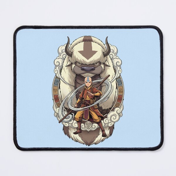 Item preview, Ornate Aang And Appa Airbender Vector Art designed and sold by Numair Baig.