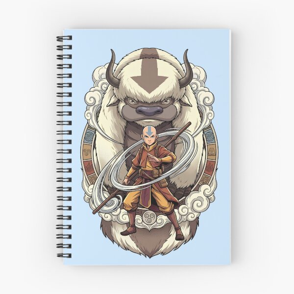 Item preview, Ornate Aang And Appa Airbender Vector Art designed and sold by Numair  Baig.
