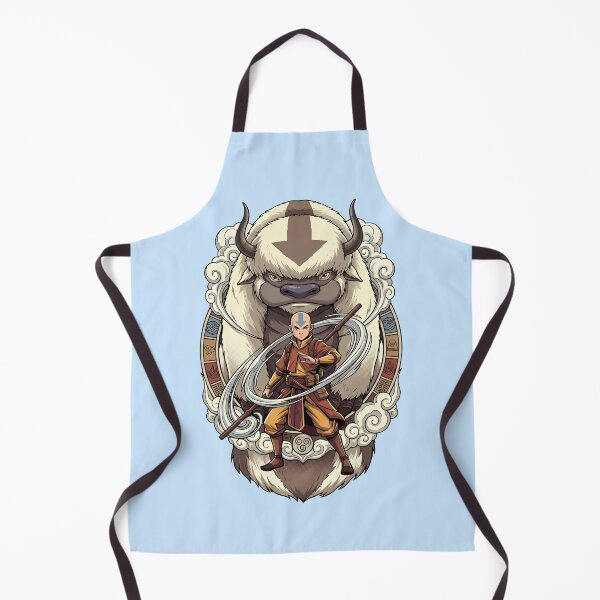 Item preview, Ornate Aang And Appa Airbender Vector Art designed and sold by Numair  Baig.