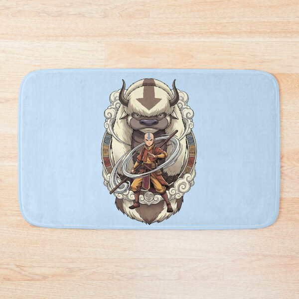 Item preview, Ornate Aang And Appa Airbender Vector Art designed and sold by Numair  Baig.