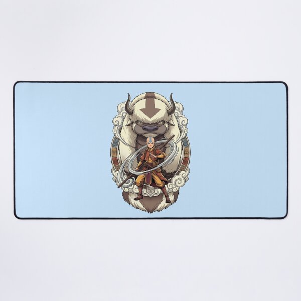Item preview, Ornate Aang And Appa Airbender Vector Art designed and sold by Numair Baig.