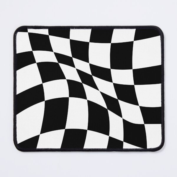Item preview, Wavy Checkerboard Pattern Trippy Groovy Optical Illusion designed and sold by manexus.