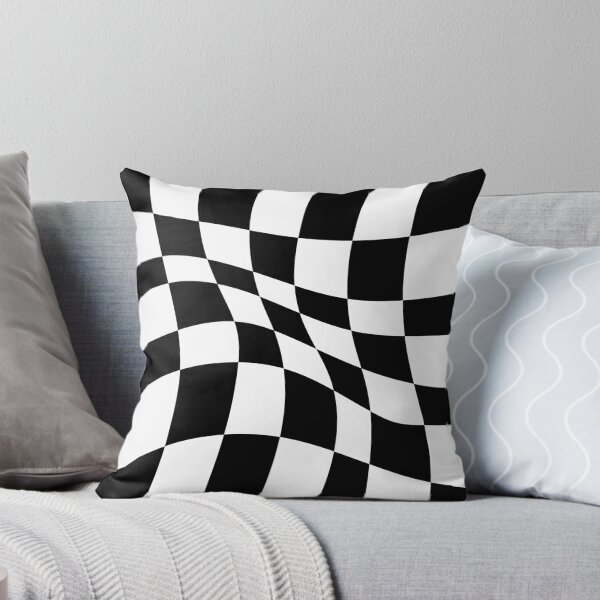 Item preview, Wavy Checkerboard Pattern Trippy Groovy Optical Illusion designed and sold by manexus.