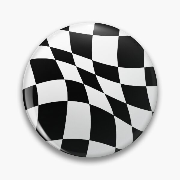 Item preview, Wavy Checkerboard Pattern Trippy Groovy Optical Illusion designed and sold by manexus.