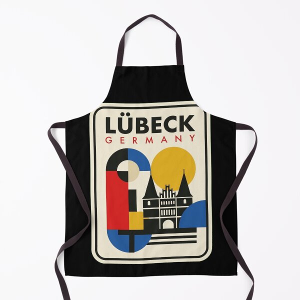 Item preview, Retro Lübeck Bauhaus Geometric Skyline designed and sold by k3rstman1.