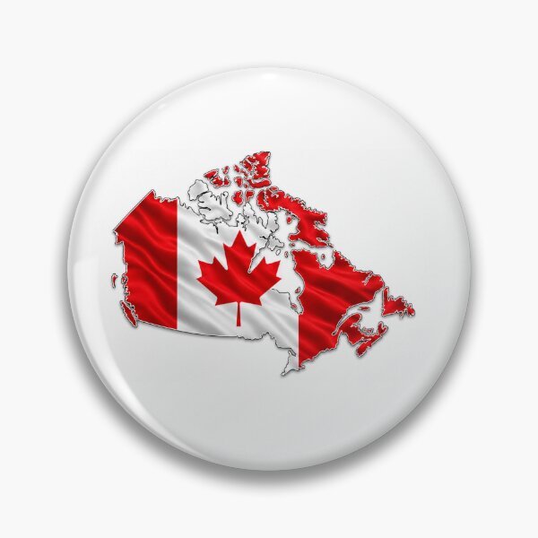 Item preview, Canada Map Canadian Flag Red White Patriotic Design designed and sold by CraftNestNoor.