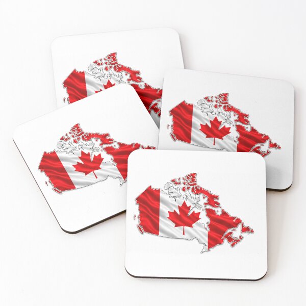 Item preview, Canada Map Canadian Flag Red White Patriotic Design designed and sold by CraftNestNoor.