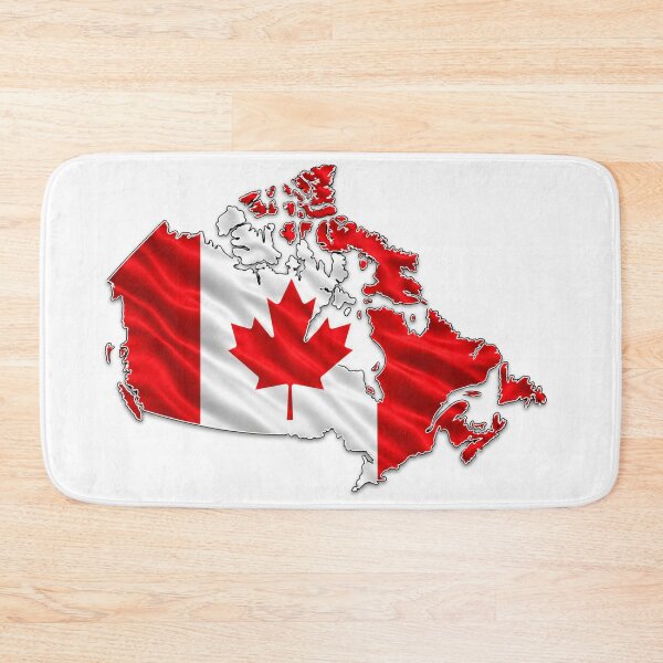 Item preview, Canada Map Canadian Flag Red White Patriotic Design designed and sold by CraftNestNoor.