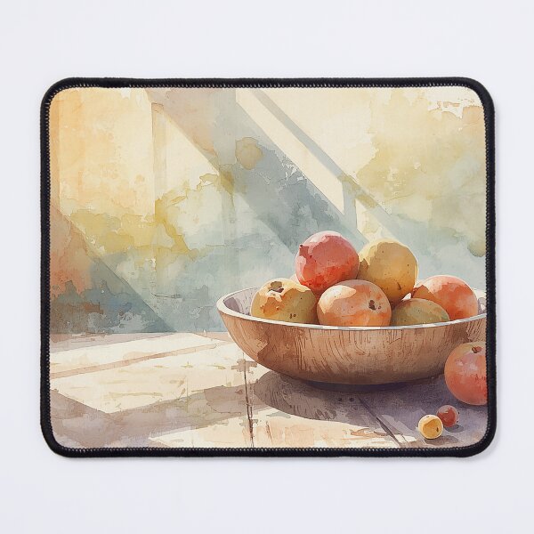 Item preview, Illustration of a bowl of juicy apples designed and sold by Mariyana-Design.