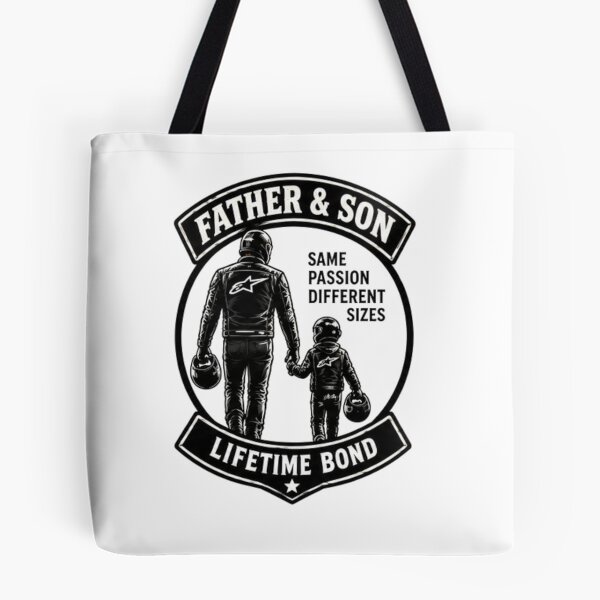 Item preview, Father & Son Same Passion Different Sizes – Motorcycle Biker Design designed and sold by Bocianessco.