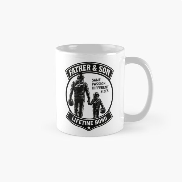 Item preview, Father & Son Same Passion Different Sizes – Motorcycle Biker Design designed and sold by Bocianessco.