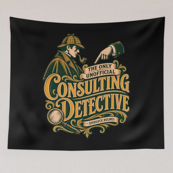 Item preview, Sherlock Holmes: The Unofficial Consulting Detective designed and sold by Fenay Designs.