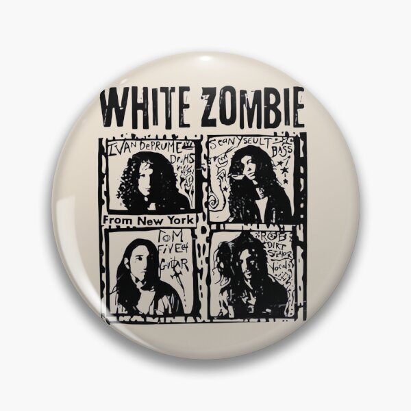 Item preview, white zombie band designed and sold by RawVista.