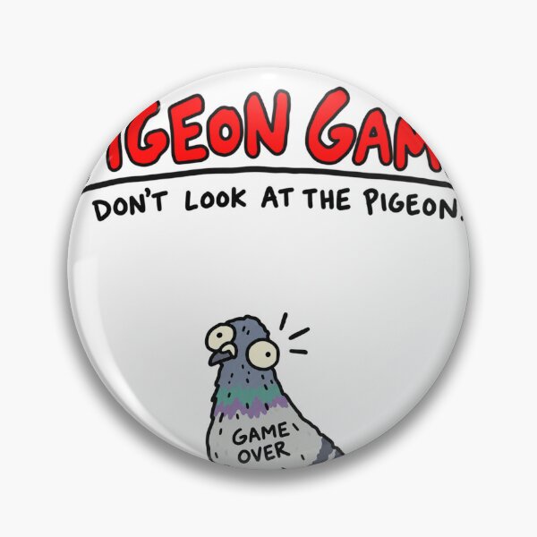 Item preview, Pigeon Game Over Funny Bird designed and sold by MonkiFlipp.