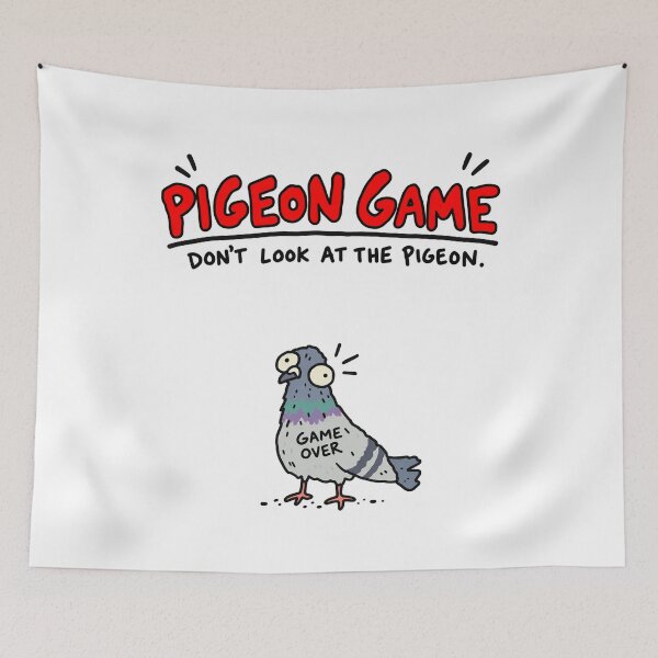 Item preview, Pigeon Game Over Funny Bird designed and sold by MonkiFlipp.