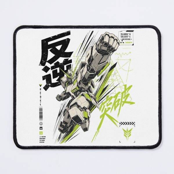 Item preview, Anime Mecha Robot Cyberpunk Green Japanese Streetwear designed and sold by DesignedByMarty.