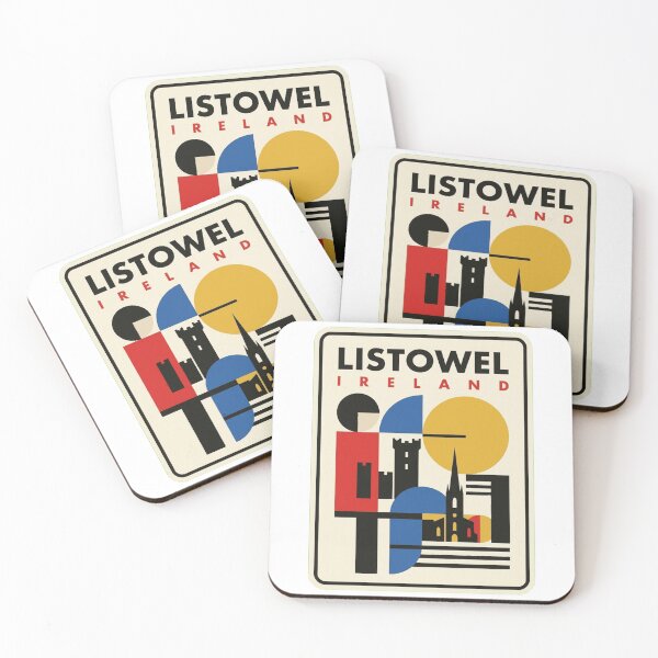 Item preview, Retro Listowel Bauhaus Geometric Skyline designed and sold by k3rstman1.