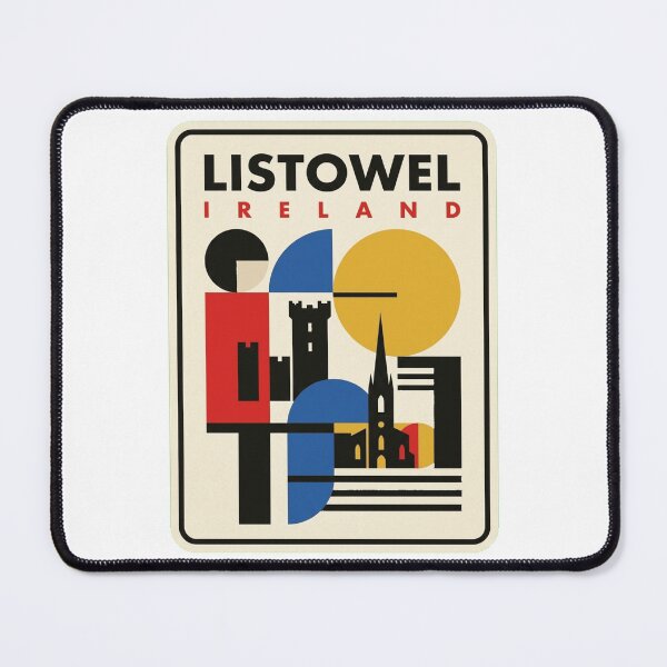 Item preview, Retro Listowel Bauhaus Geometric Skyline designed and sold by k3rstman1.