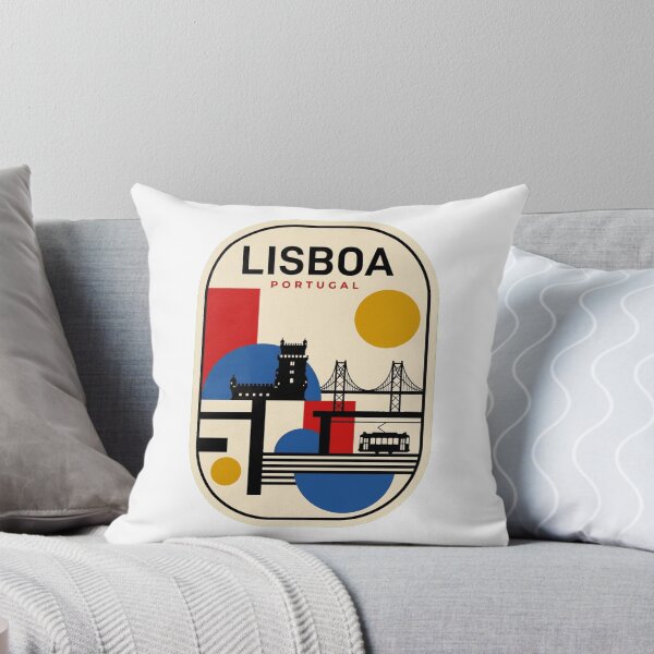 Item preview, Retro Lisboa Bauhaus Geometric Skyline designed and sold by k3rstman1.