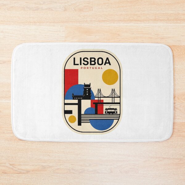 Item preview, Retro Lisboa Bauhaus Geometric Skyline designed and sold by k3rstman1.