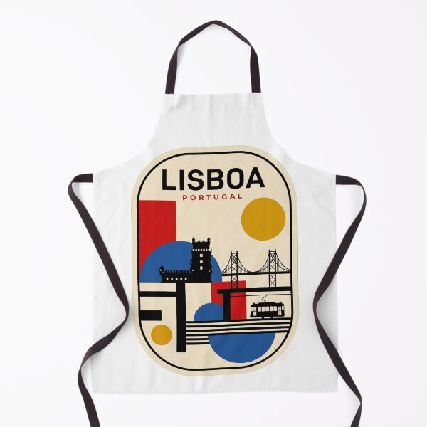Item preview, Retro Lisboa Bauhaus Geometric Skyline designed and sold by k3rstman1.