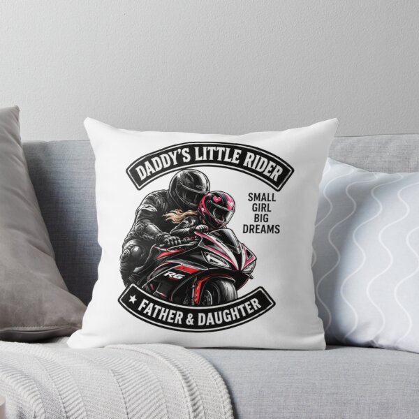 Item preview, Daddy’s Little Rider – Father & Daughter Motorcycle Gift designed and sold by Bocianessco.