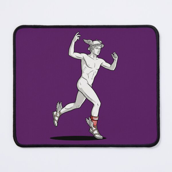 Item preview, Hermes Christmas Sock Greek God Runner Pop Art designed and sold by Rare By Hero.