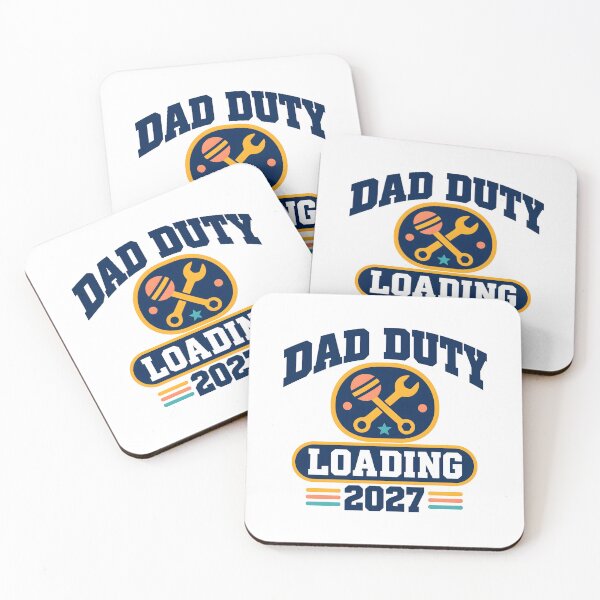 Item preview, Dad Duty Loading 2027 Badge designed and sold by calicito.