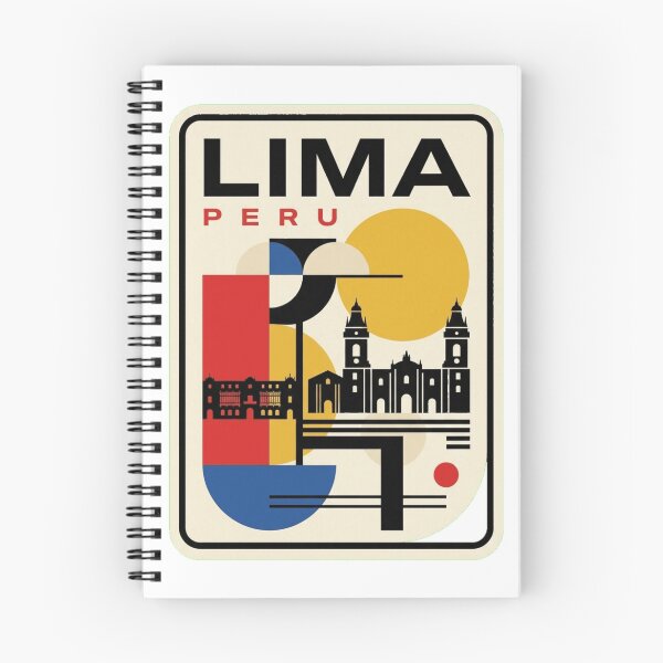 Item preview, Retro Lima Bauhaus Geometric Skyline designed and sold by k3rstman1.