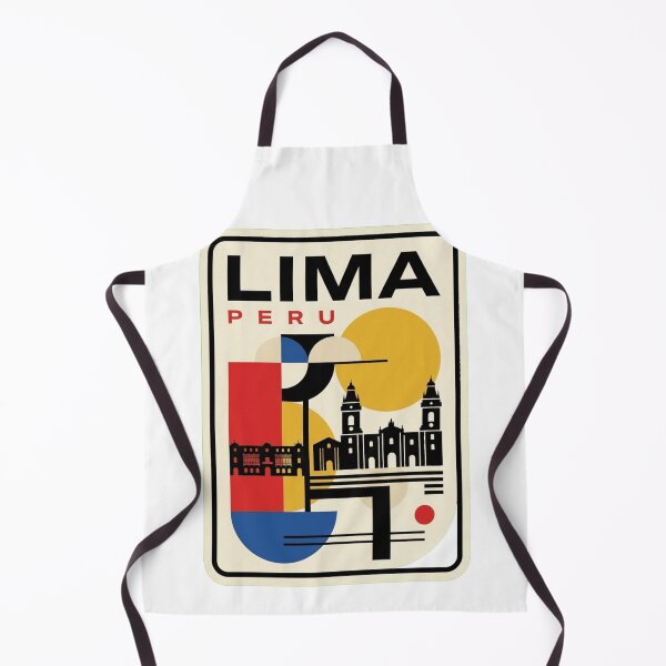 Item preview, Retro Lima Bauhaus Geometric Skyline designed and sold by k3rstman1.