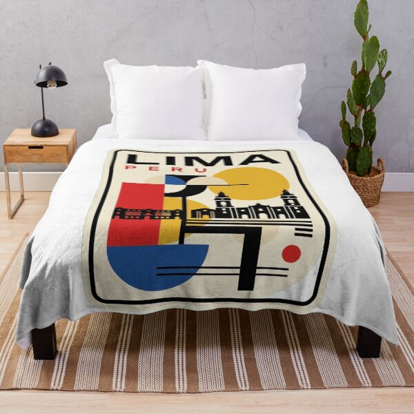 Artikelvorschau, Retro Lima Bauhaus Geometrische Skyline entworfen und verkauft von k3rstman1.