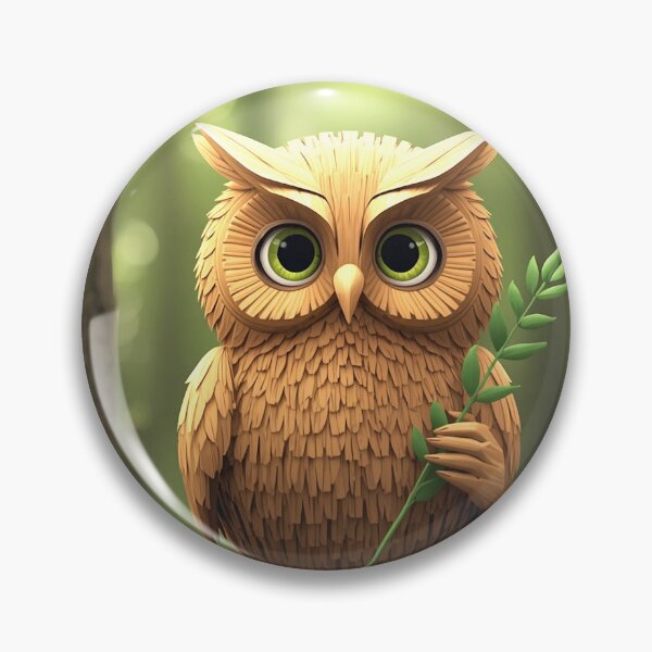 Item preview, Wise Owl of Wood designed and sold by MariaTheExpert.