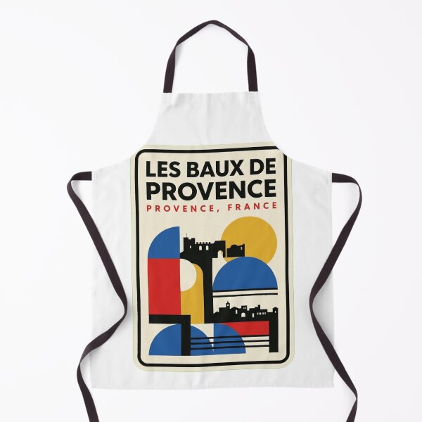 Item preview, Retro Les Baux De Provence Bauhaus Geometric Skyline designed and sold by k3rstman1.
