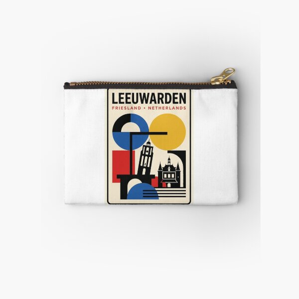 Item preview, Retro Leeuwarden Bauhaus Geometric Skyline designed and sold by k3rstman1.