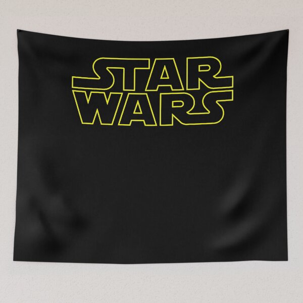 Item preview, Star Wars Simple Title Logo Outline Men Women designed and sold by Amanysaid.