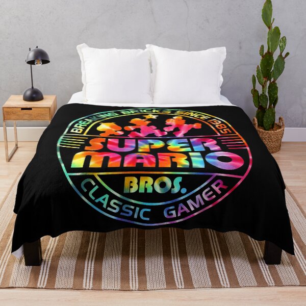 Item preview, Mens Super Mario Brick Break 85 Tie Dye Logo designed and sold by Amanysaid.