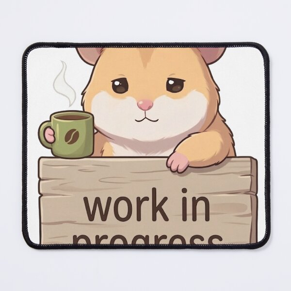 Item preview, work in progress hamster designed and sold by Kaizen-works.