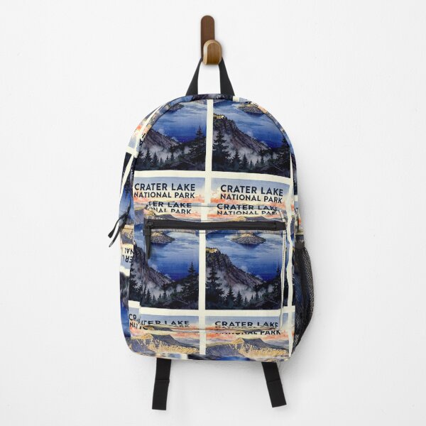 Item preview, Crater Lake National Park Oregon Vintage Watercolor Travel designed and sold by Teelogic.