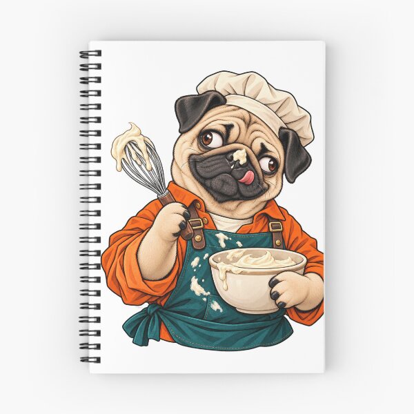 Item preview, Sweet Pug Pastry Chef designed and sold by ArtikaCreative.