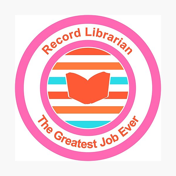 Aperçu de l'œuvre Bibliothécaire d'archives : Le meilleur métier du monde créée et vendue par TheIconSmith.